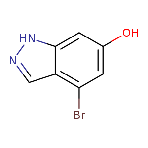 Oc1cc(Br)c2c(c1)[nH]nc2