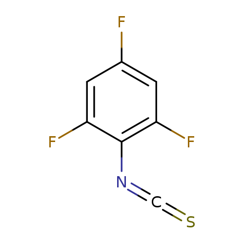 S=C=Nc1c(F)cc(cc1F)F