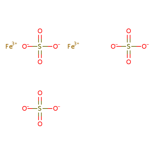[O-]S(=O)(=O)[O-].[O-]S(=O)(=O)[O-].[O-]S(=O)(=O)[O-].[Fe+3].[Fe+3]