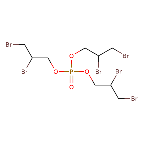 BrCC(COP(=O)(OCC(CBr)Br)OCC(CBr)Br)Br