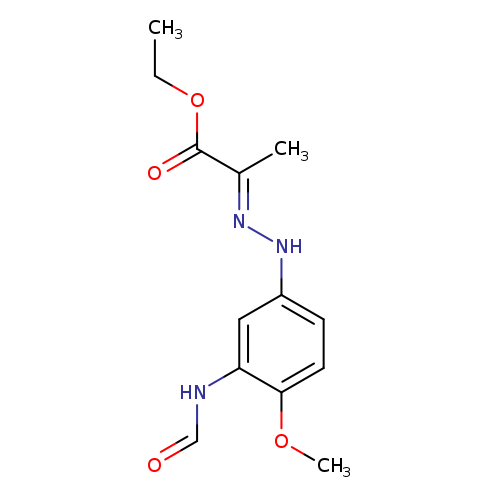O=CNc1cc(N/N=C(/C(=O)OCC)C)ccc1OC