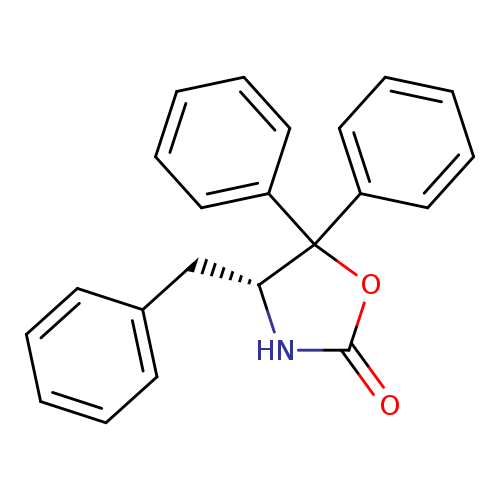 O=C1N[C@@H](C(O1)(c1ccccc1)c1ccccc1)Cc1ccccc1