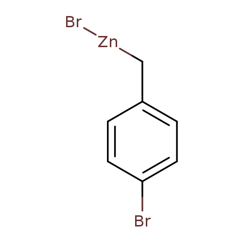 Br[Zn]Cc1ccc(cc1)Br