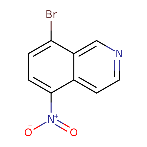 [O-][N+](=O)c1ccc(c2c1ccnc2)Br