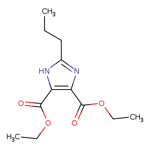 CCCc1nc(c([nH]1)C(=O)OCC)C(=O)OCC