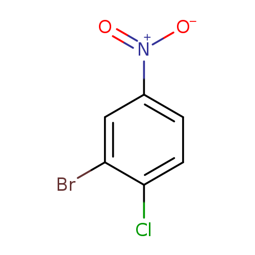 [O-][N+](=O)c1ccc(c(c1)Br)Cl