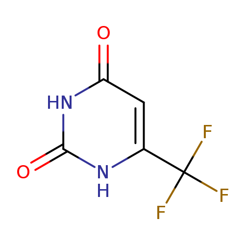 O=c1[nH]c(=O)[nH]c(c1)C(F)(F)F