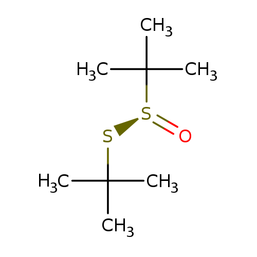 O=[S@](C(C)(C)C)SC(C)(C)C