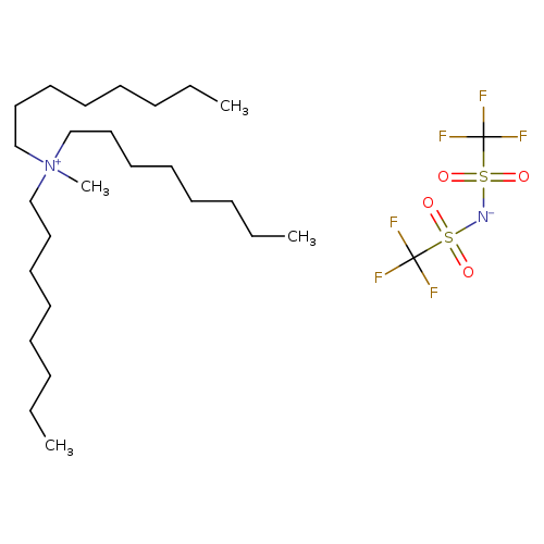 FC(S(=O)(=O)[N-]S(=O)(=O)C(F)(F)F)(F)F.CCCCCCCC[N+](CCCCCCCC)(CCCCCCCC)C