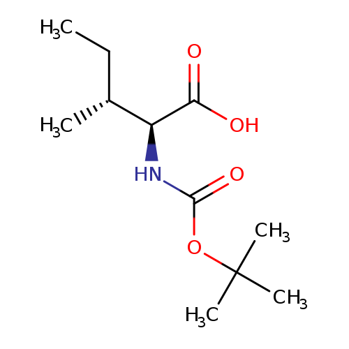 CC[C@H]([C@@H](C(=O)O)NC(=O)OC(C)(C)C)C