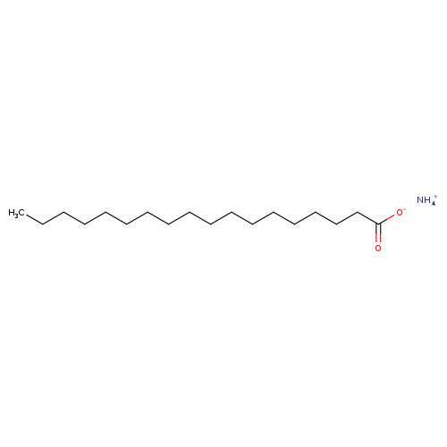 CCCCCCCCCCCCCCCCCC(=O)[O-].[NH4+]