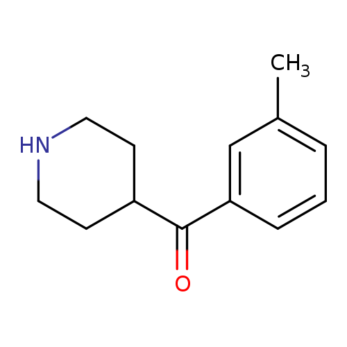 Cc1cccc(c1)C(=O)C1CCNCC1