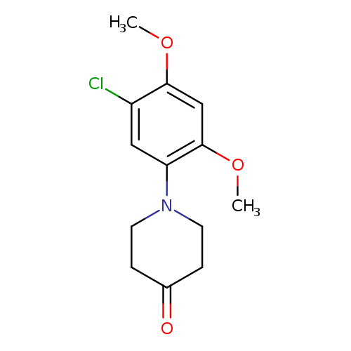 COc1cc(OC)c(cc1N1CCC(=O)CC1)Cl