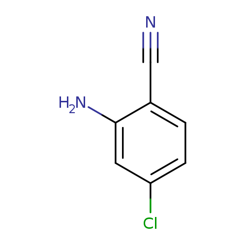 N#Cc1ccc(cc1N)Cl