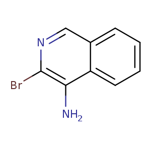Brc1ncc2c(c1N)cccc2