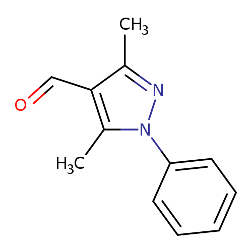 O=Cc1c(C)nn(c1C)c1ccccc1