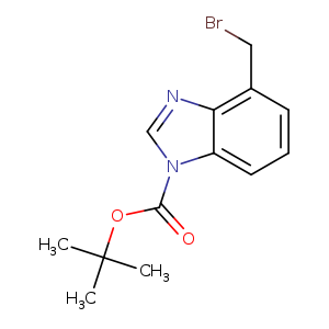 BrCc1cccc2c1ncn2C(=O)OC(C)(C)C