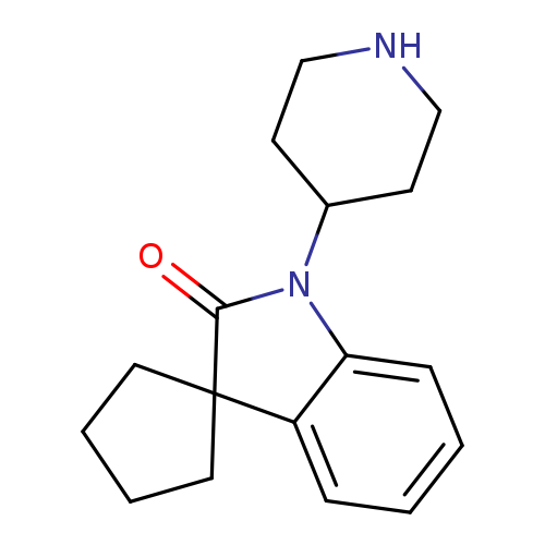 O=C1N(C2CCNCC2)c2c(C31CCCC3)cccc2