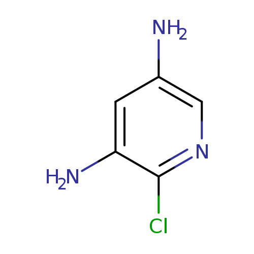 Nc1cnc(c(c1)N)Cl