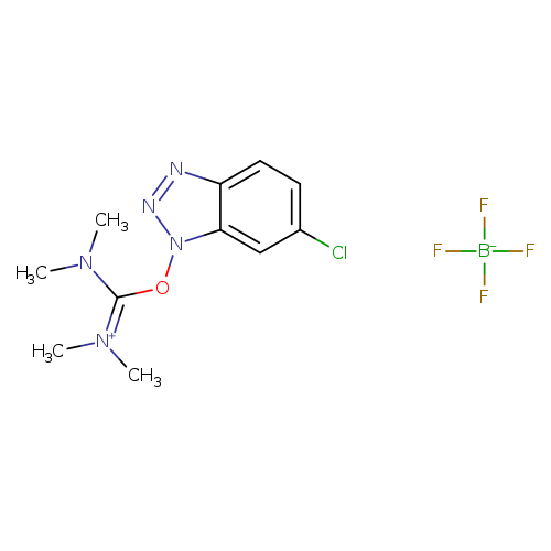 F[B-](F)(F)F.Clc1ccc2c(c1)n(nn2)OC(=[N+](C)C)N(C)C