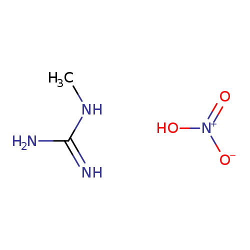[O-][N+](=O)O.CNC(=N)N