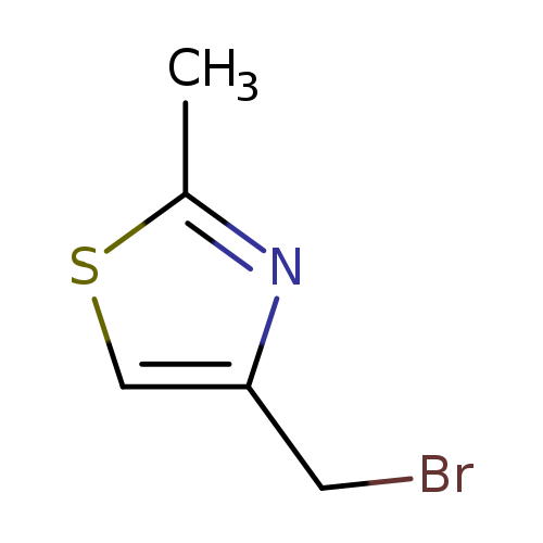 Cc1nc(cs1)CBr