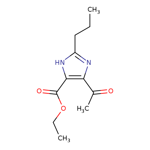 CCOC(=O)c1[nH]c(nc1C(=O)C)CCC