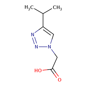 CC(c1nnn(c1)CC(=O)O)C