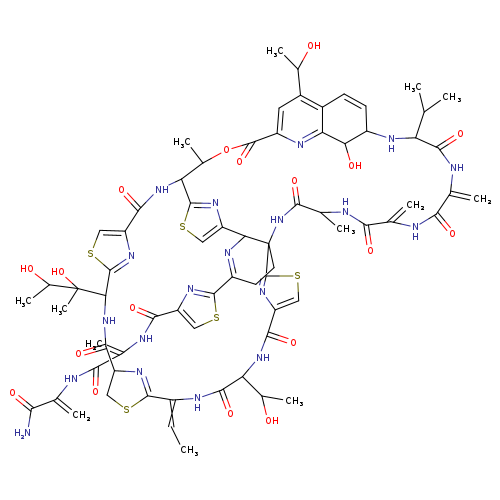 CC=C1NC(=O)C(NC(=O)c2csc(n2)C23CCC(=NC3c3csc(n3)C(NC(=O)c3nc(C(NC(=O)C4N=C1SC4)C(C(O)C)(O)C)sc3)C(C)OC(=O)c1cc(C(O)C)c3c(n1)C(O)C(C=C3)NC(C(=O)NC(=C)C(=O)NC(=C)C(=O)NC(C(=O)N2)C)C(C)C)c1scc(n1)C(=O)NC(=C)C(=O)NC(=C)C(=O)N)C(O)C