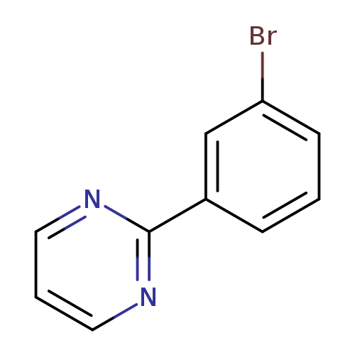 Brc1cccc(c1)c1ncccn1