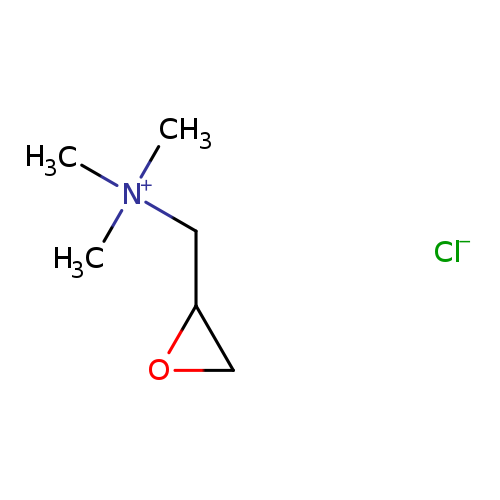 C[N+](CC1OC1)(C)C.[Cl-]