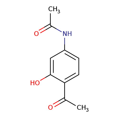 CC(=O)Nc1ccc(c(c1)O)C(=O)C