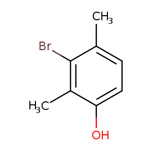 Oc1ccc(c(c1C)Br)C