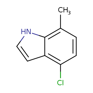 Clc1ccc(c2c1cc[nH]2)C