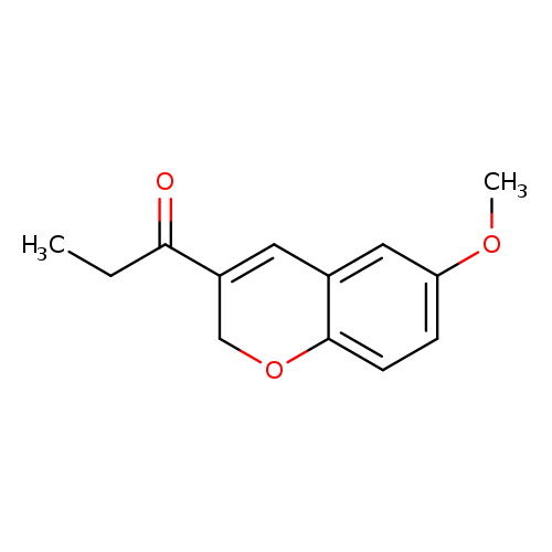 CCC(=O)C1=Cc2c(OC1)ccc(c2)OC