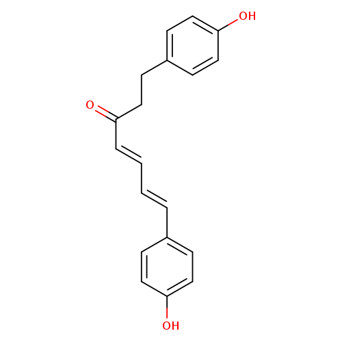 O=C(CCc1ccc(cc1)O)/C=C/C=C/c1ccc(cc1)O