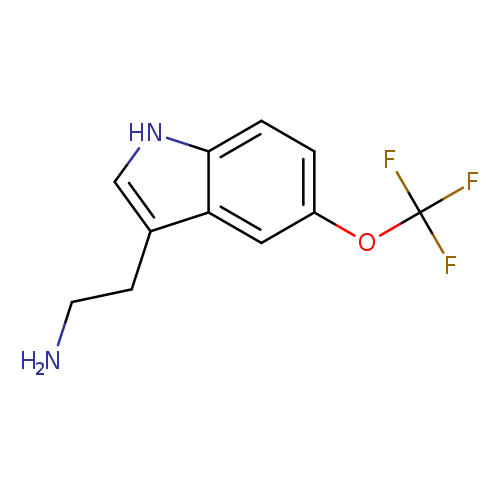 NCCc1c[nH]c2c1cc(cc2)OC(F)(F)F