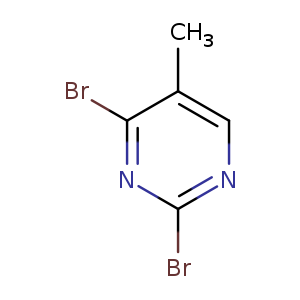 Brc1ncc(c(n1)Br)C