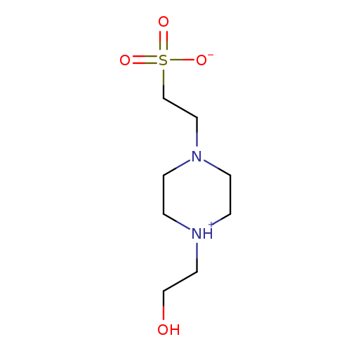OCC[NH+]1CCN(CC1)CCS(=O)(=O)[O-]