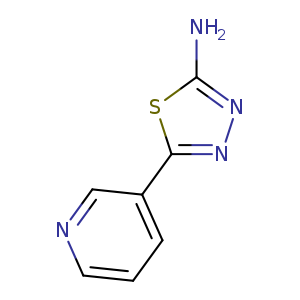 Nc1nnc(s1)c1cccnc1