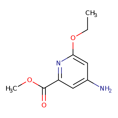 CCOc1cc(N)cc(n1)C(=O)OC