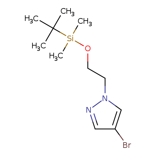Brc1cnn(c1)CCO[Si](C(C)(C)C)(C)C