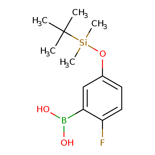 OB(c1cc(ccc1F)O[Si](C(C)(C)C)(C)C)O