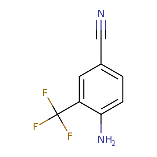 N#Cc1ccc(c(c1)C(F)(F)F)N