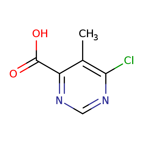 OC(=O)c1ncnc(c1C)Cl