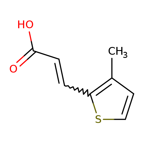 OC(=O)C=Cc1sccc1C