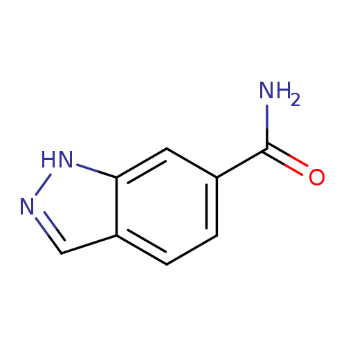 NC(=O)c1ccc2c(c1)[nH]nc2