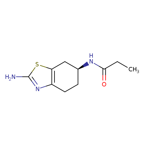 CCC(=O)N[C@H]1CCc2c(C1)sc(n2)N