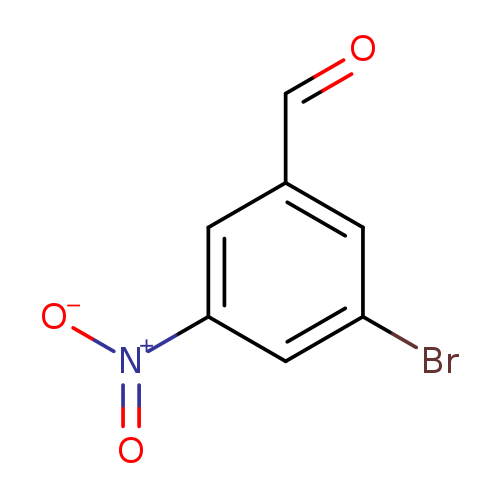 O=Cc1cc(Br)cc(c1)[N+](=O)[O-]