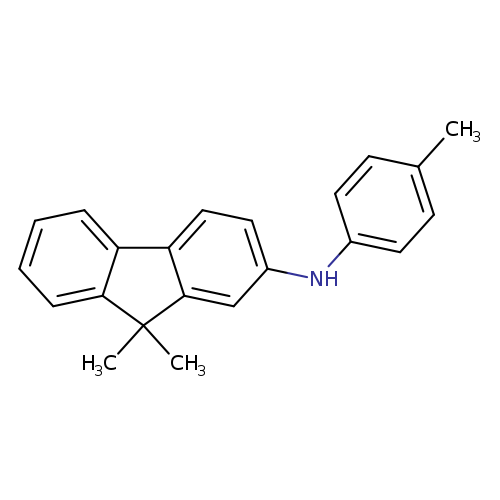 Cc1ccc(cc1)Nc1ccc2c(c1)C(C)(C)c1c2cccc1